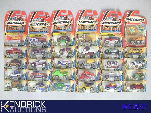 Lot of 30 - 2004, and 2003 New Old Stock Carded Matchbox Cars