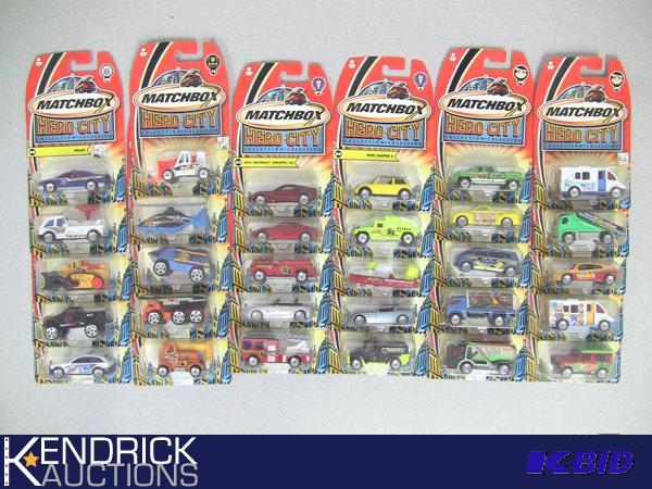 Lot of 30 - 2003 New Old Stock Carded Matchbox Cars