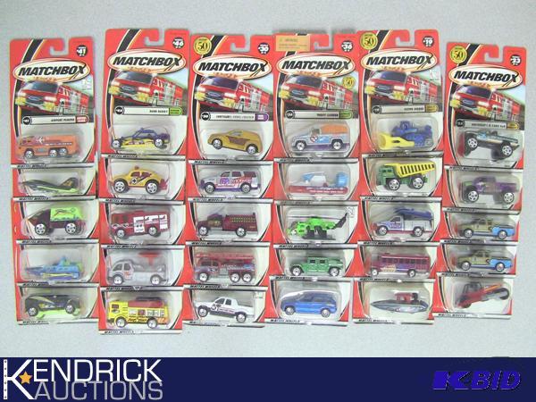 Lot of 30 - 2001 New Old Stock Carded Matchbox Cars