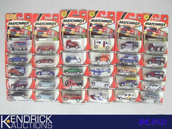 Lot of 30 - 2001 New Old Stock Carded Matchbox Cars