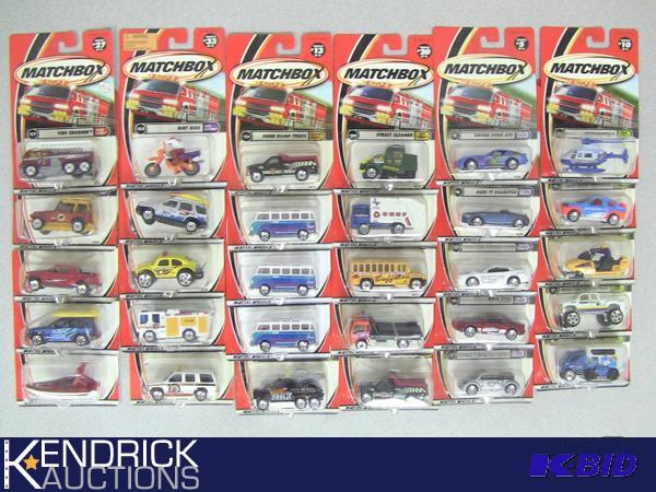 Lot of 30 - 2000 New Old Stock Carded Matchbox Cars