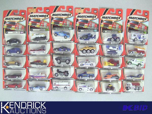 Lot of 30 - 2000 New Old Stock Carded Matchbox Cars