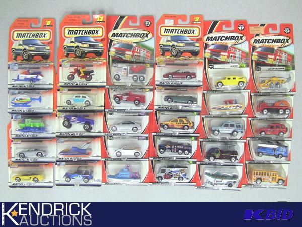 Lot of 30 - 2000, and 1999 New Old Stock Carded Matchbox Cars