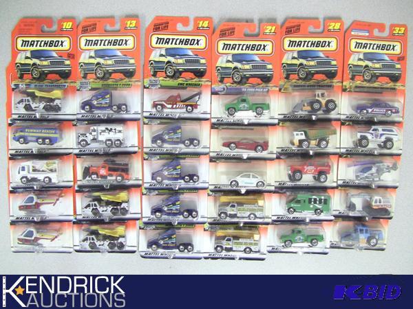 Lot of 30 - 1998 New Old Stock Carded Matchbox Cars