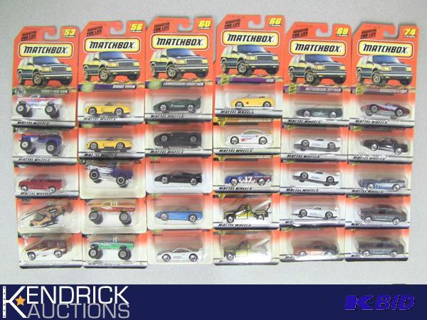 Lot of 30 - 1997 New Old Stock Carded Matchbox Cars