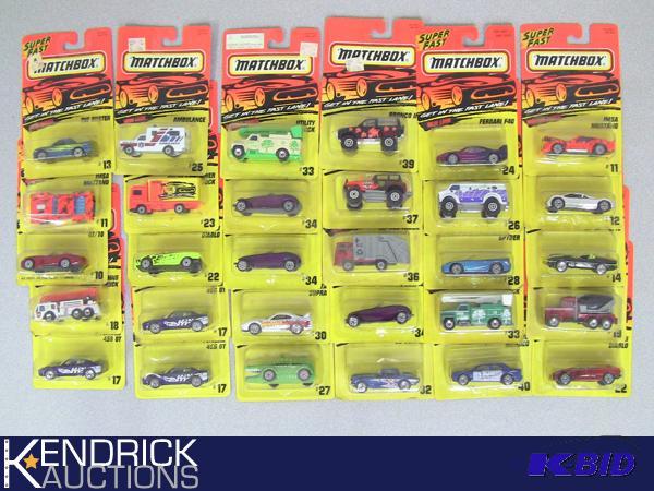 Lot of 30 - 1996, and 1995 New Old Stock Carded Matchbox Cars