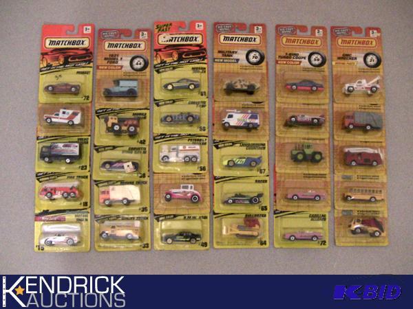 Lot of 30 - 1990-1996 New Old Stock Carded Matchbox Cars
