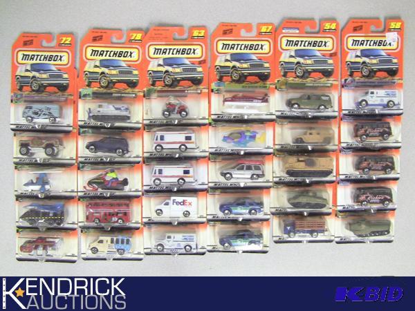 Lot of 30 - 1999 New Old Stock Carded Matchbox Cars