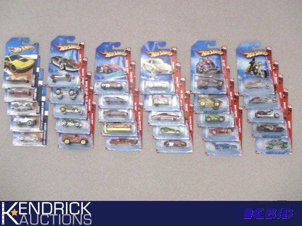 Lot of 30 - 2011 and 2010 New Old Stock Carded Hot Wheels