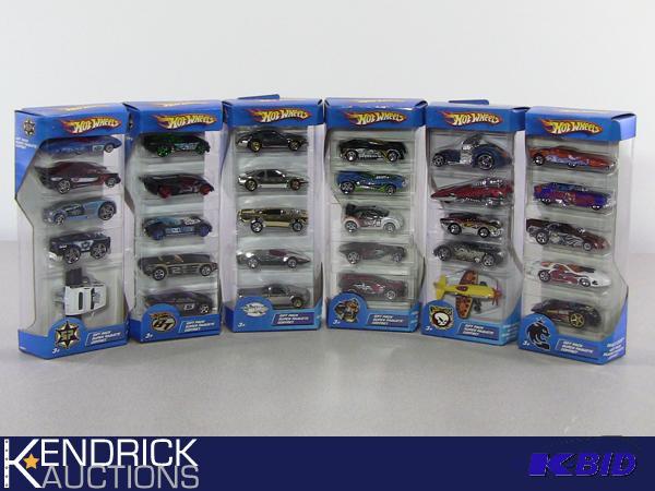 Lot of 6 Hot Wheels 2005 5 Pack Gift Sets