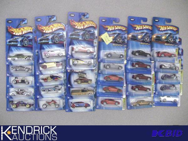 Lot of 30 - 2005, and 2004 New Old Stock Carded Hot Wheels