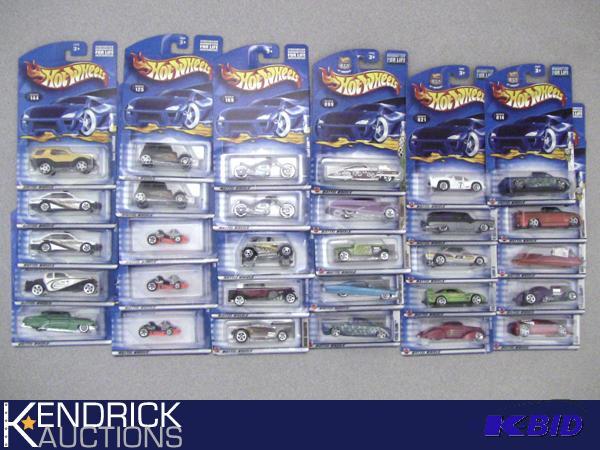 Lot of 30 - 2003, 2002, and 2001 New Old Stock Carded Hot Wheels