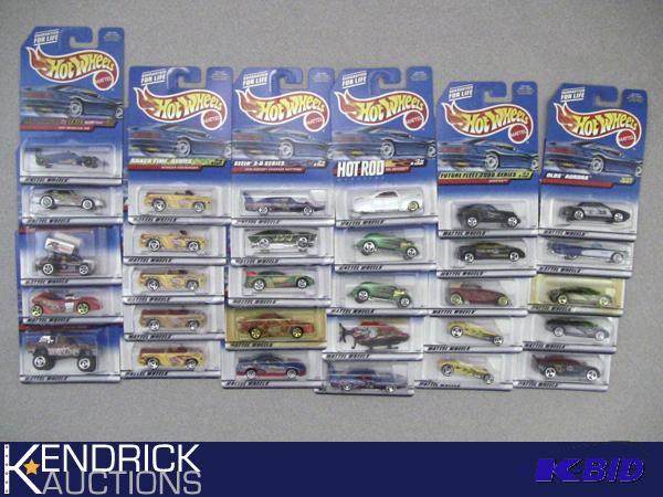 Lot of 30 - 2000, and 1999 New Old Stock Carded Hot Wheels