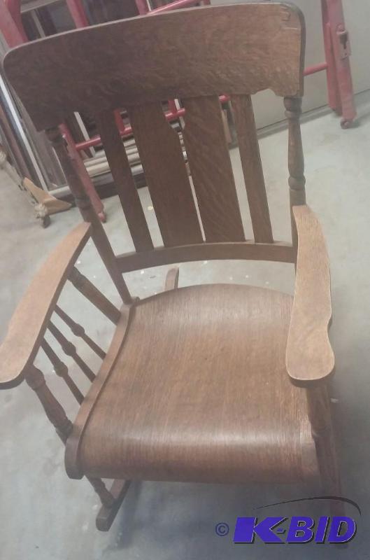 Vintage Wooden Rocker--In great shape...