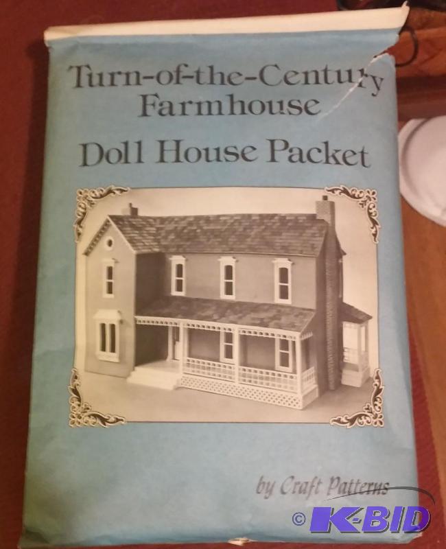 lot 28 image: Doll House Pattern Turn-of-the-century Farmho...