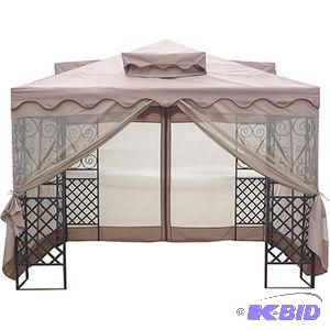 lot 11 image: Gazebo Tube steel frame with Ployester top co...