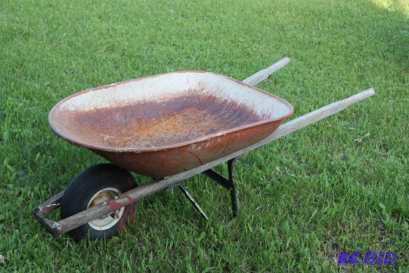 lot 22 image: 1 Red Wheel Barrow...