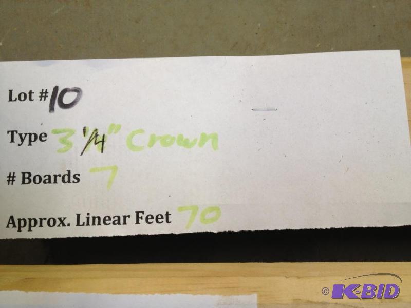 lot 10 image: 3 14" Crown Molding ...