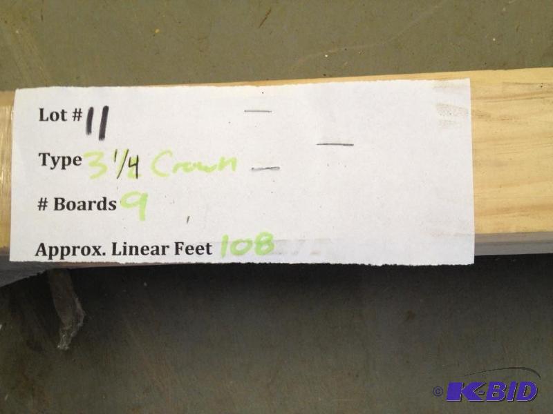lot 11 image: 3 14" Crown Molding ...