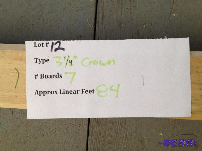 lot 12 image: 3 14" Crown Molding ...