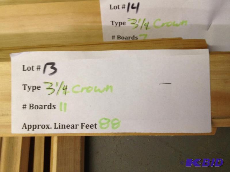 lot 13 image: 3 14" Crown Molding ...