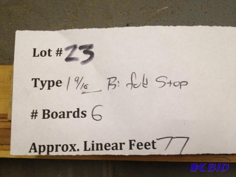 lot 23 image: 1 916" Bi-fold Door Stop ...