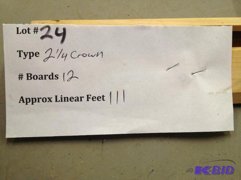 lot 24 image: 2 14" Crown Molding ...