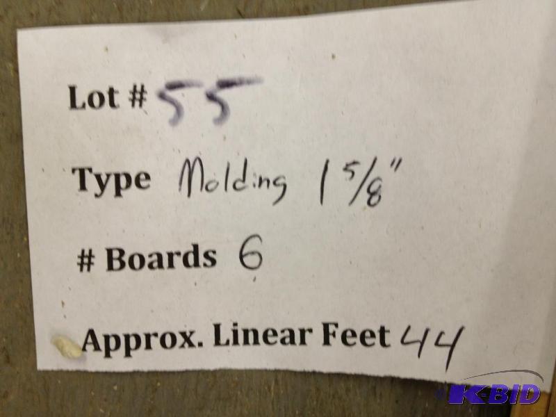 lot 55 image: 1 58" Molding ...