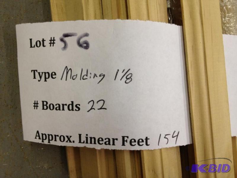lot 56 image: 1 18" Molding ...