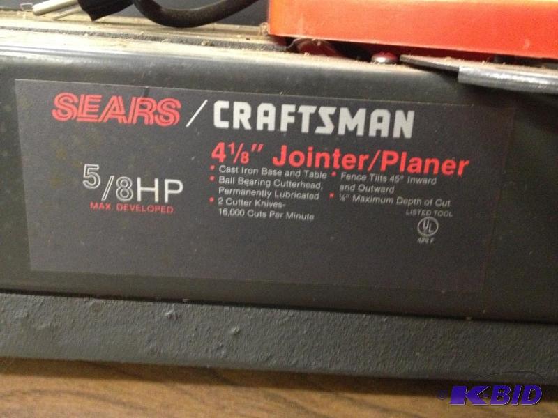 Sears / Craftsman 4 1/8" Jointer / Planer Lowry Building 