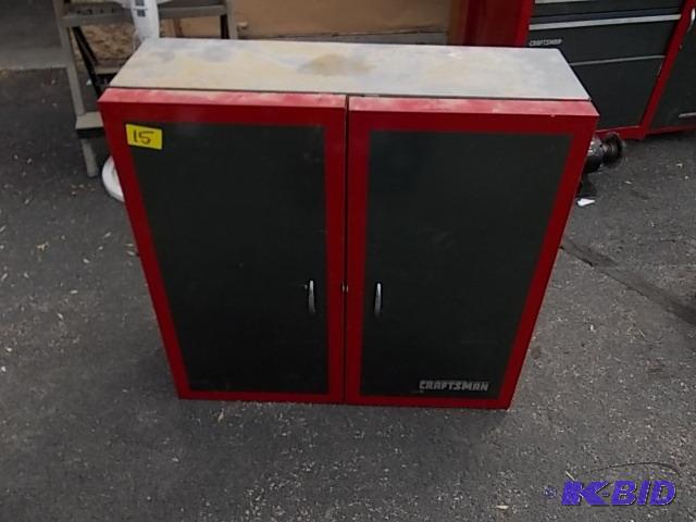 lot 15 image: Craftsman Wall Cabinet 33x11x32...