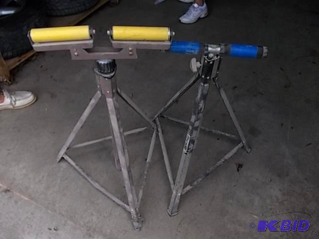 lot 8 image: 2-Adjustable Material Rollers...