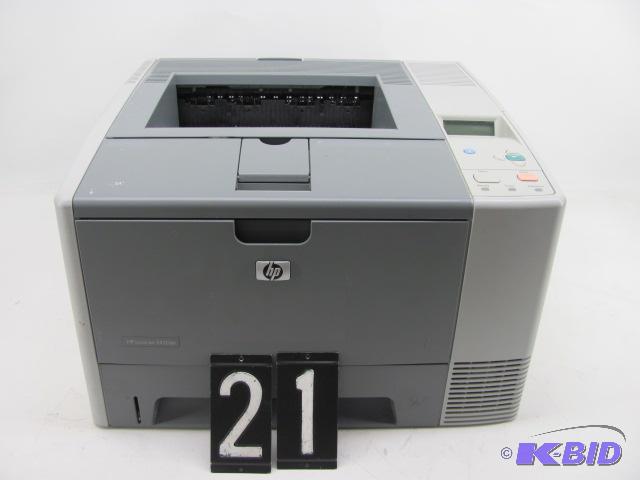 lot 21 image: HP laserjet 2420dn printer.This unit has prin...