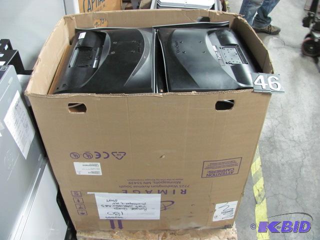 lot 46 image: Lot of 33 19" viewsonic LCD monitors wit...