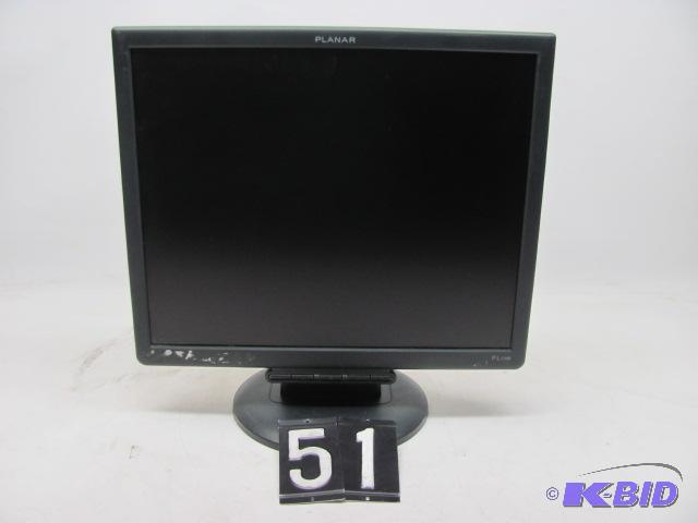 lot 51 image: Planar pl1700 17" LCD monitor. This unit...