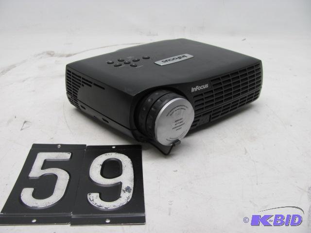 lot 59 image: infocus LP-70 multimedia LCD projector. This ...