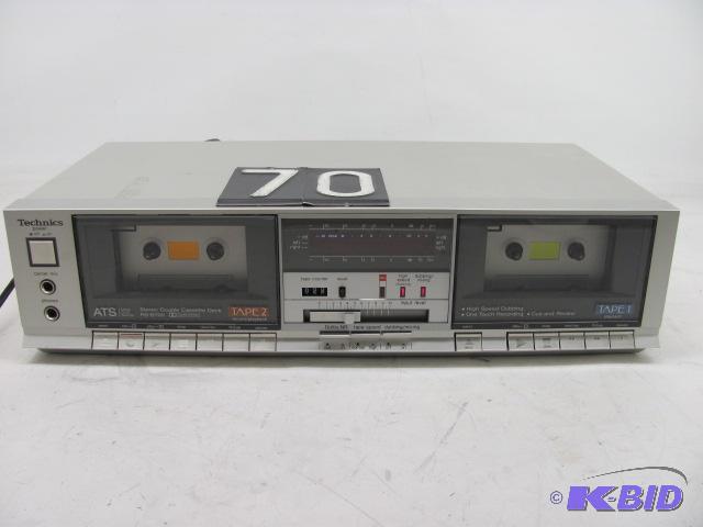lot 70 image: Technics RS-B11w sterio cassette deck. This u...