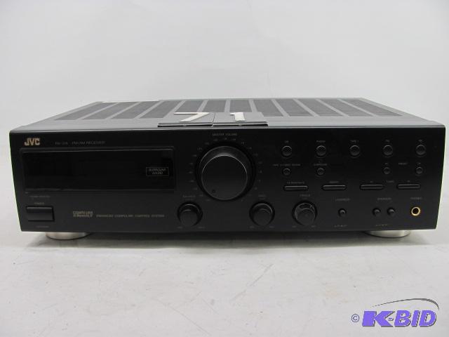 lot 71 image: JVC RX-318bk sterio reciver. This unit is tes...