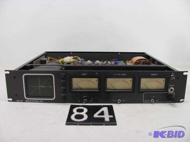 lot 84 image: B&ampB Systems AM-3 B Audio Phase Monitor. T...
