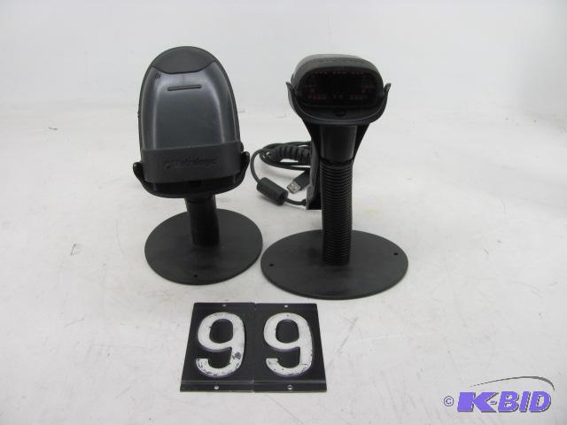 lot 99 image: Pair of Focus Ms1690 USB barcode scanners. Th...