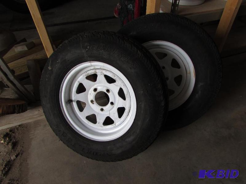 2 - 14 inch rims for trailer