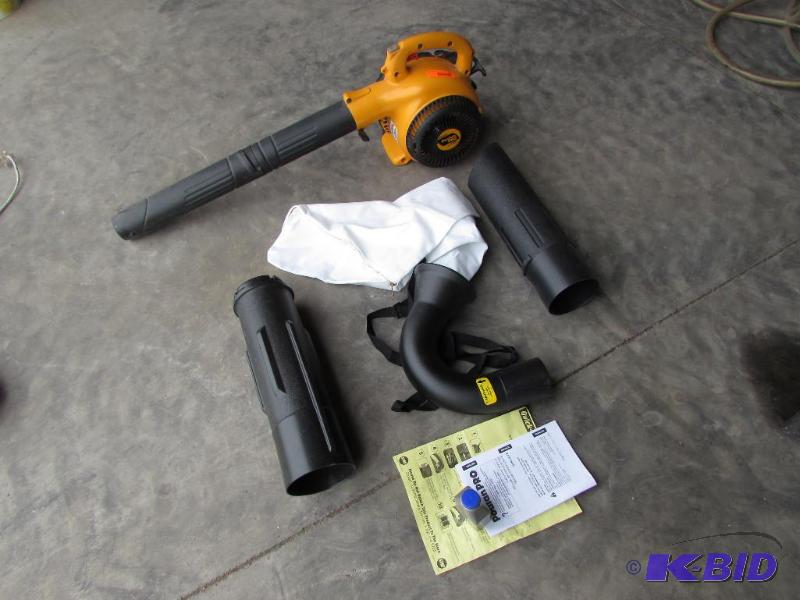 Poulan pro vacuum blower with bag