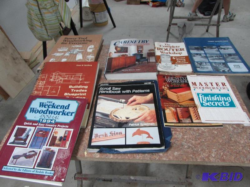 misc wood working books