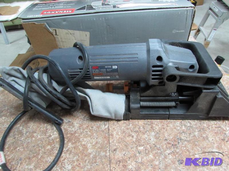 Skil plate joiner, bisket joiner with dust collector bag