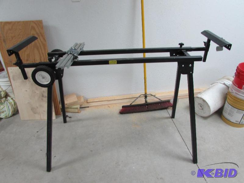 collapsible miter saw stand with wheels