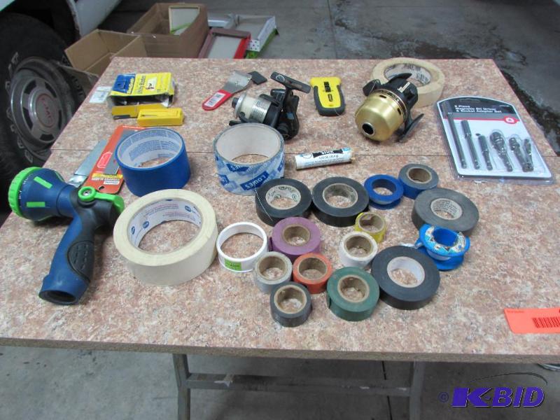 fishing rods and misc