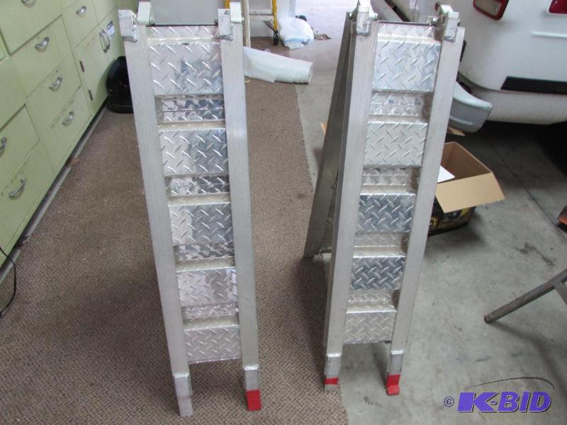 7 ft X 10 in aluminum ramps