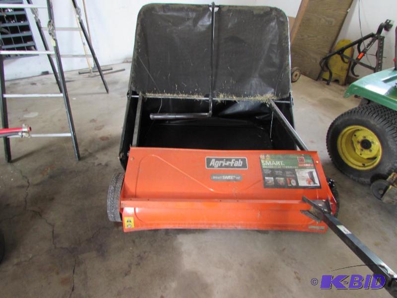 44 in lawn sweeper