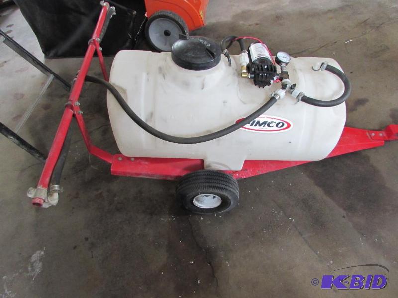 Fimco lawn sprayer with brand new 12 volt pump