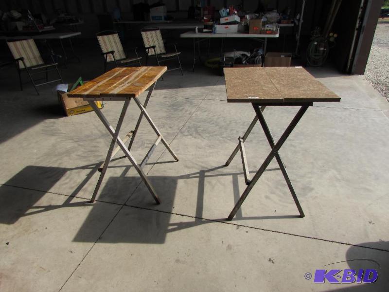 2 folding working tables